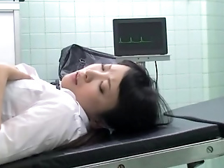 Hot Busty Asian Teen Came For A Pussy Exam At The Hospital