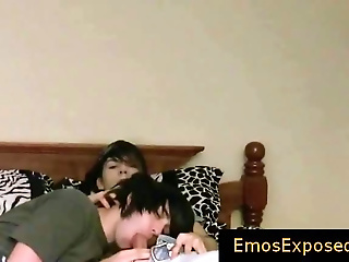 Two Pretty Young Emos Having Free Gay Porn On Bed Part2